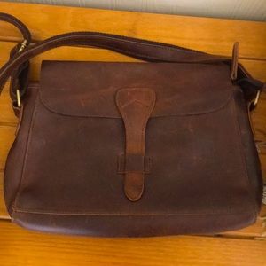 Jesslyn Blake leather brown handbag